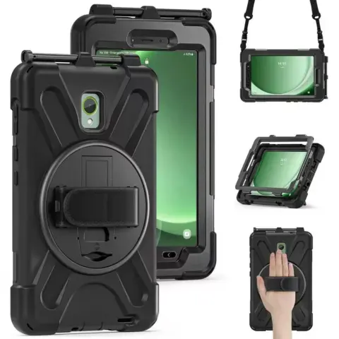 SAMSUNG Book Cover Samsung Galaxy Tab A11+ 360 forgatható fekete SP115778