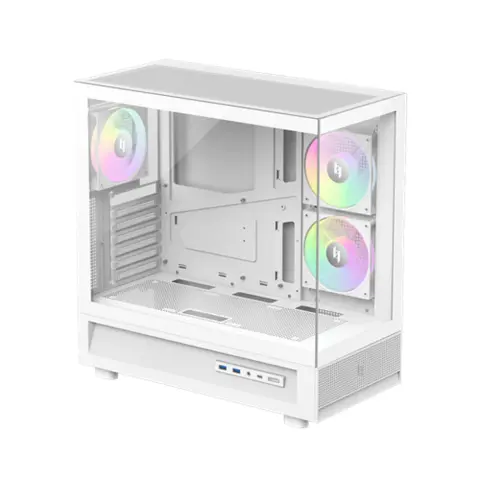 GAMEMAX NEX C51 ATX/BTF számítógépház edzett üveg fehér