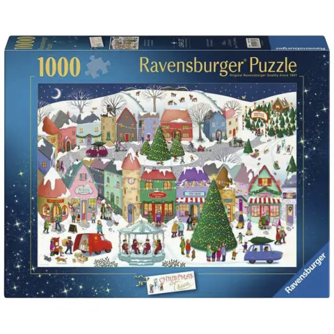 RAVENSBURGER Puzzle játék 1000 darabos Varázslatos karácsonyi város 12001758
