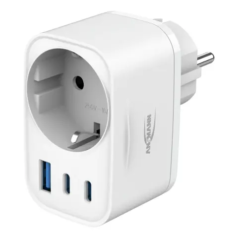 ANSMANN Home Socket HS330 3A/30W 3 Port 1001-0185