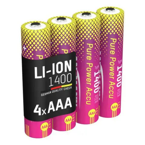 ANSMANN Pure Power Li-Ion mikro ceruza akku (AAA) 1311-0034