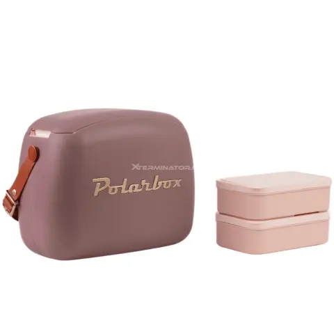 POLARBOX Urban Classic hladilna torba 6L rjava/zlata