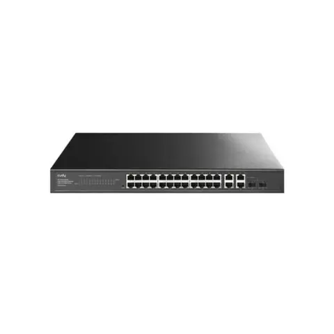 CUDY 26-Port Gigabit Switch 26×GbE 2×RJ45/SFP kombinált port GS1028ES2