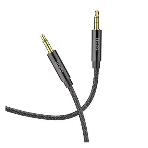 HOCO Jack 3.5mm AUX Audió kábel Fekete 1m