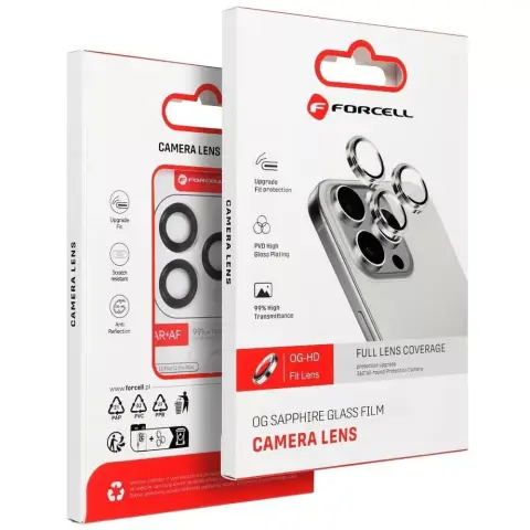 FORCELL Tempered Glass kamera védő üveg iPhone 12/12 Mini fekete SP109852