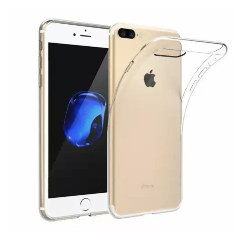 ZONE Ultravékony szilikon tok 0.5mm iPhone 8 Plus/7 Plus átlátszó 27331
