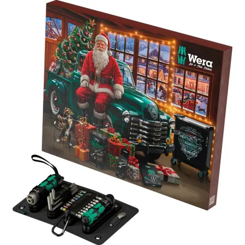 WERA 05136614001 Adventi kalendárium 2026 szerszámkészlet 24 részes