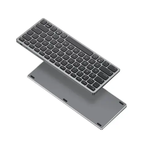 DUX DUCIS LK bluetooth billentyűzet univerzális alumínium QWERTY angol nyelvű FEKETE GP-193225