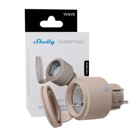 SHELLY Wave Outdoor Plug S LR vanjska utičnica s mjerenjem potrošnje ALL-KON-WAVEPLUGOD