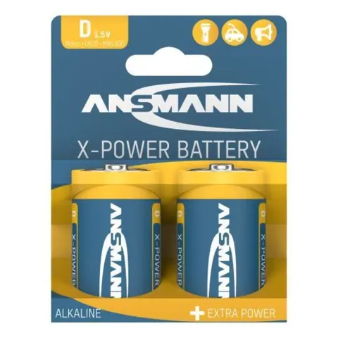 ANSMANN X-Power góliát elem (D) 2db