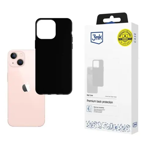 3MK Matt Case hátlaptok Apple iPhone 14 fekete