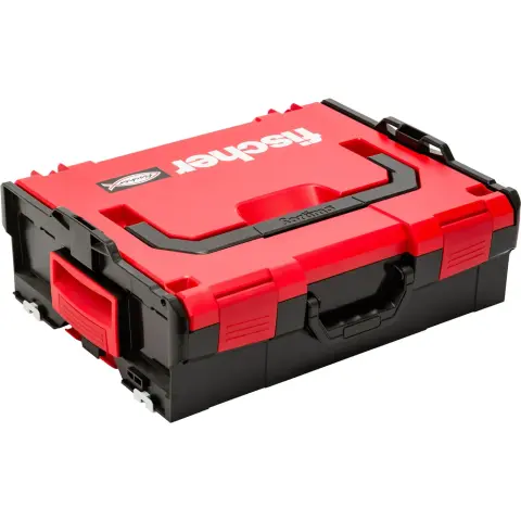 FISCHER 508137 L-BOXX FLB 136 üres koffer piros/fekete