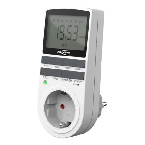 ANSMANN Digitalni tjedni vremenski prekidač AES4 3680W 1260-0006
