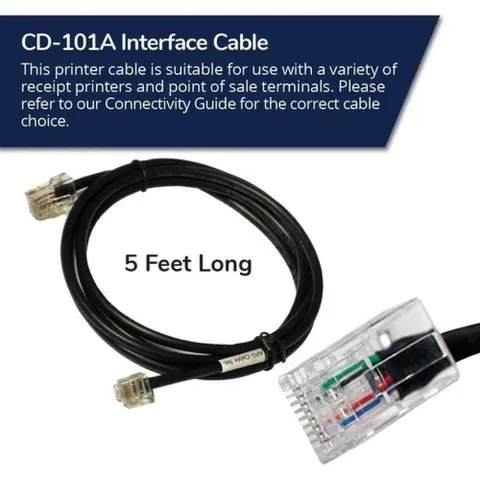 APG CD-101A PRINTER CABLE FOR EPSON TP OR STAR TSP