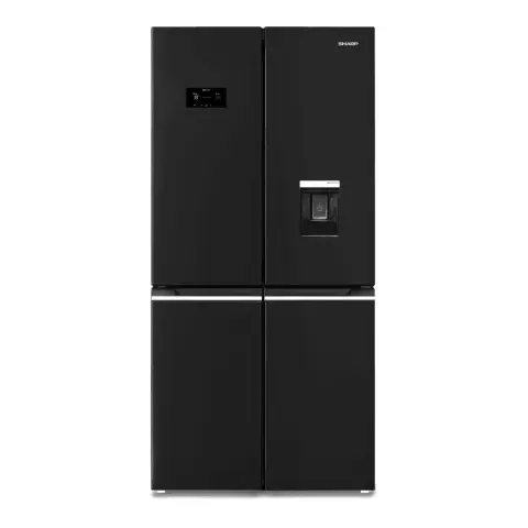 SHARP SJ-NFA35IHDBD-EU four-door freestanding refrigerator D 487L black