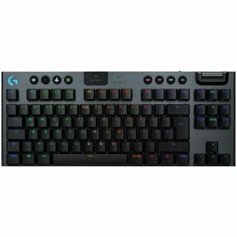 LOGITECH G915 X Lightspeed TKL Vezeték nélküli gamer billentyűzet Clicky Francia fekete 920-012755