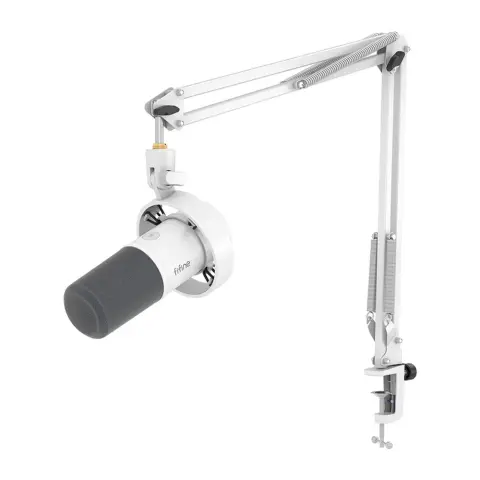 FIFINE Dinamikus mikrofon kardioid USB-C XLR fehér K688CT