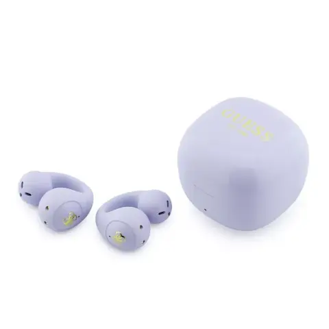 GUESS Mini Classic Logo OWS wireless Bluetooth earbuds purple SP116087