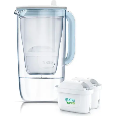 BRITA Glass Jug cană filtrantă de apă 2.5L + 2 buc. Maxtra Pro Pure 1056988