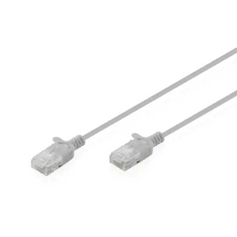 DIGITUS UTP CAT6 Slim coupler Grey 1m DK-1618-010S