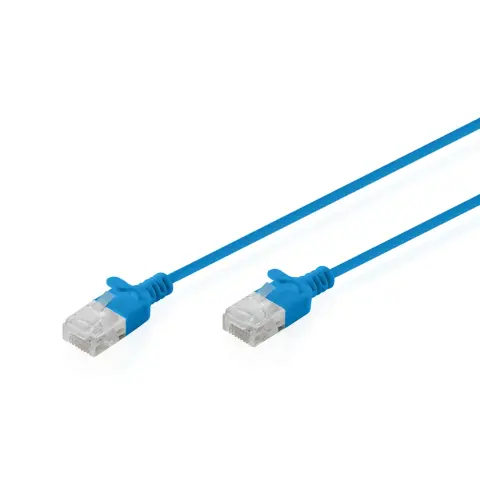 DIGITUS UTP CAT6 Slim Összekötő Kék 1.5m DK-1618-015S-B