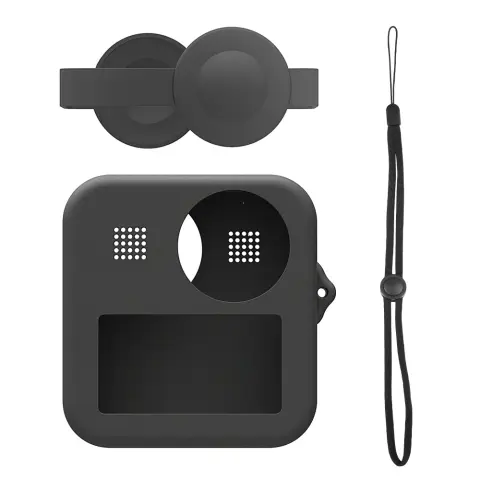 PULUZ PU454B Szilikon tok lencsevédővel GoPro Max fekete