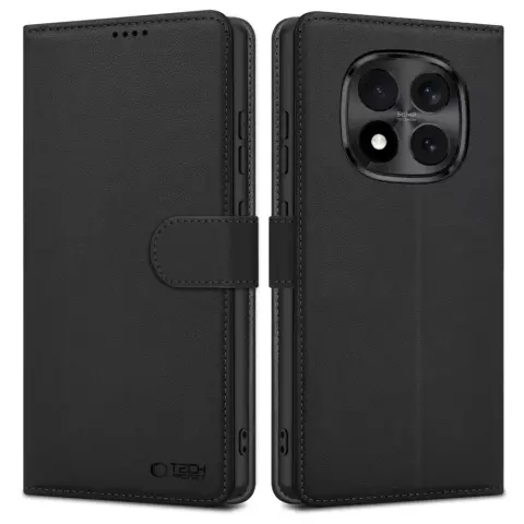 TECH-PROTECT Wallet tok kártyatartóval Xiaomi Redmi Note 15 Pro 5G fekete