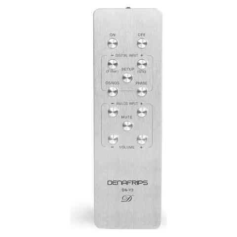 DENAFRIPS DN-Y3 remote control for Denafrips DAC and amplifier devices silver