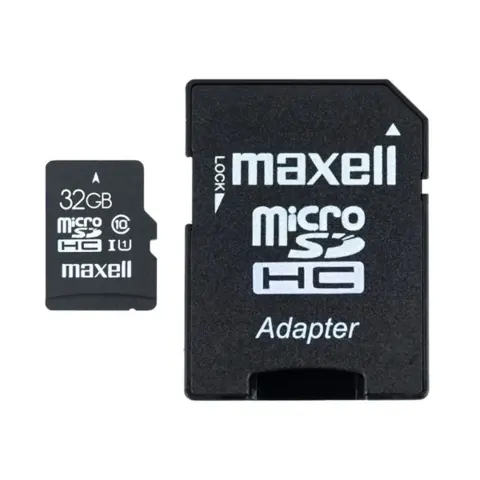 MAXELL MicroSDHC kártya 32GB X-Series Class10 + adapter 854718