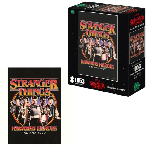 EPOCH Stranger Things Hawkins Heroes puzzle 1000 darabos 3261F