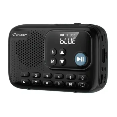 ENERGY SISTEM tragbar Taschenradio Bluetooth USB microSD 5W schwarz 501021