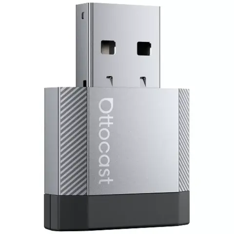 OTTOCAST CA530-T3 Mini Nova vezeték nélküli CarPlay/Android Auto adapter ezüst