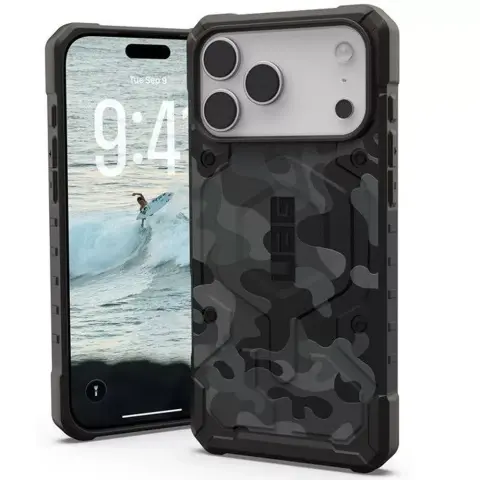 UAG Pathfinder Camo SE MagSafe tok iPhone 17 Pro / iPhone 18 Pro éjfekete
