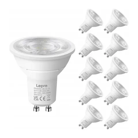 LEPRO LED izzó GU10 3.6W 345lm 6500K 10 db 200082-DW-EU-10