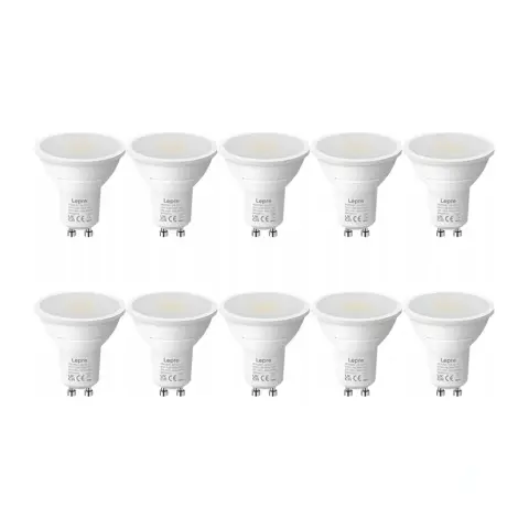 LEPRO LED izzó GU10 4.5W 345lm 6500K 100° 10 db 200081-DW-EU-10