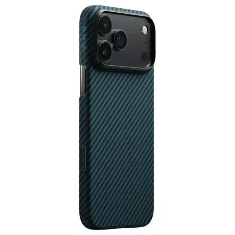 PITAKA ULTRA-SLIM MagSafe tok Apple iPhone 17 Pro Max / iPhone 18 Pro Max fekete-kék KI1706BPM