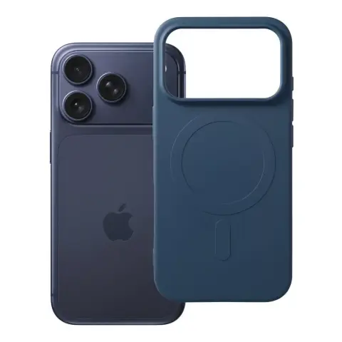 ZONE Silicone Mag MagSafe hátlaptok iPhone 17 Pro / iPhone 18 Pro sötétkék