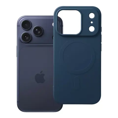 ZONE Silicone Mag MagSafe kameravédő tok iPhone 17 Pro / iPhone 18 Pro kék