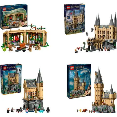 LEGO Harry Potter Roxfort kastély csomag 76473 76454 76445 76463