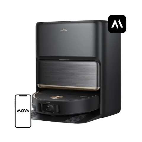 MOVA RLV77CE-B V70 Ultra Complete Robot vacuum cleaner Black