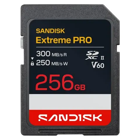 SANDISK Extreme PRO 256GB SDXC 300 MB/s SDSDXEM-256G-GN4IN