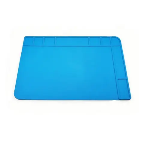 BEST Szerelő alátét 480x340mm alkatrészrendező tálcákkal világoskék