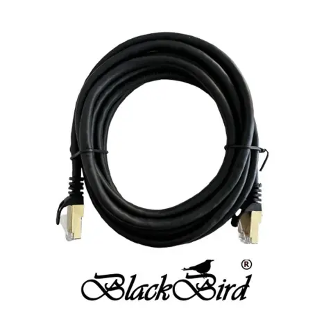 BLACKBIRD UTP CAT6A Összekötő Fekete 0.5m BH1726