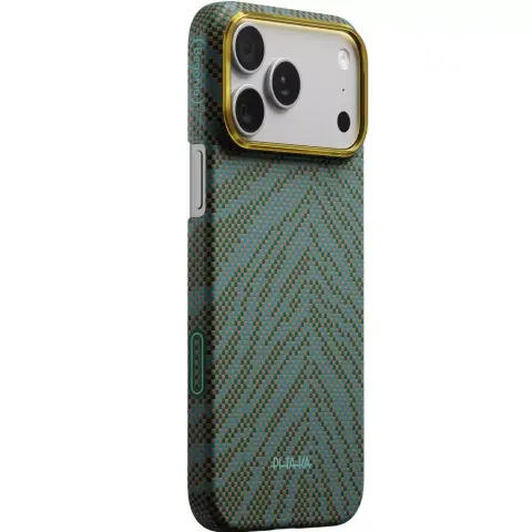 PITAKA Edge Breath of Veins iPhone 17 Pro / iPhone 18 Pro MagSafe hátlap tok zöld