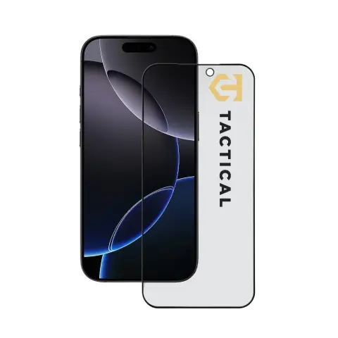 TACTICAL Betekintésgátló 5D üvegfólia iPhone 17 Pro Max / iPhone 18 Pro Max fekete