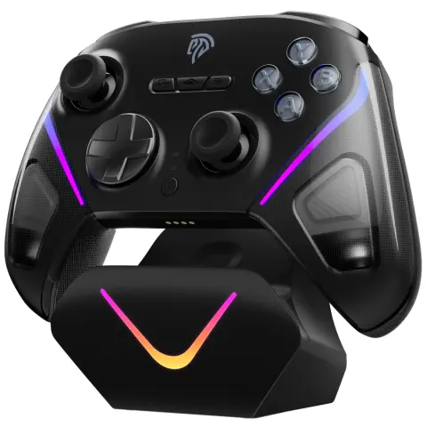 EASYSMX Brezžični kontroler D10 RGB črn VG-C541