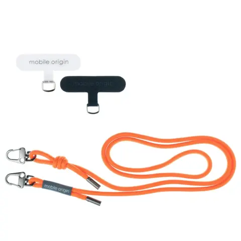 MOBILE ORIGIN Vrpca za mobitel oko vrata 6mm 82-163cm narančasta LYR-UNI-ORG