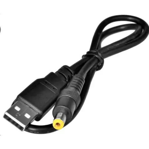 VIRTUOS USB tápkábel átalakító jack 5.5/2.1 5V 0.5m HAC0093
