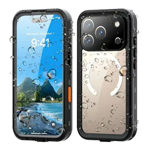 SHELLBOX DOT telefonvédő iPhone 17 Pro / iPhone 18 Pro MagSafe fekete