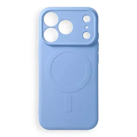 SILICONE MagSafe szilikon tok Apple iPhone 17 Pro / iPhone 18 Pro világoskék